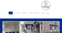 Desktop Screenshot of clinicaveterinariaocanton.com